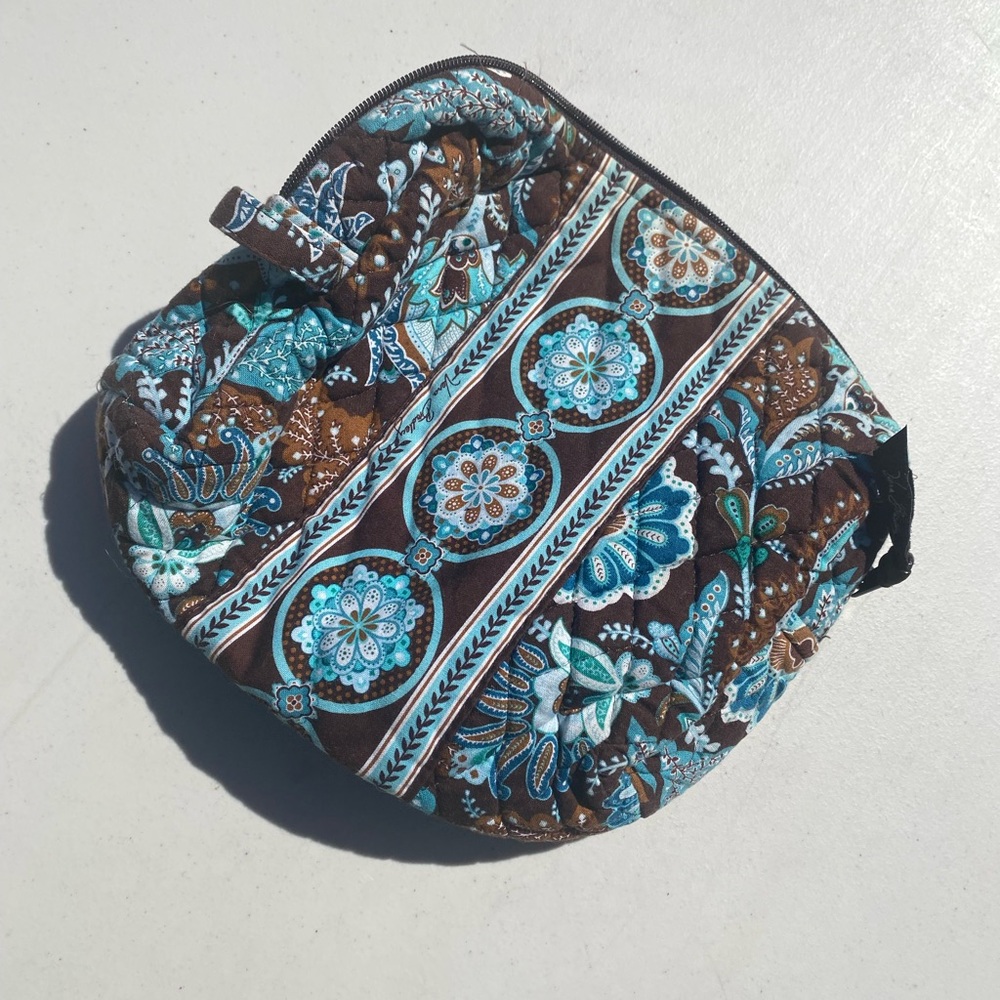 Vera Bradley Makeup Bag in Java Blue